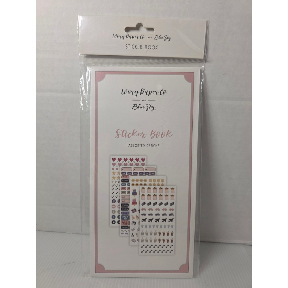 Ivory Paper Co‎ Sticker Book OS Multicolor New 144281